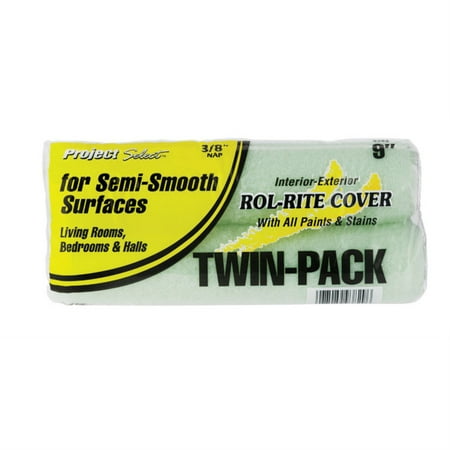 9" PROJECT SELECT ROL-RITE    COVER  2-PACK  3/8" NAP