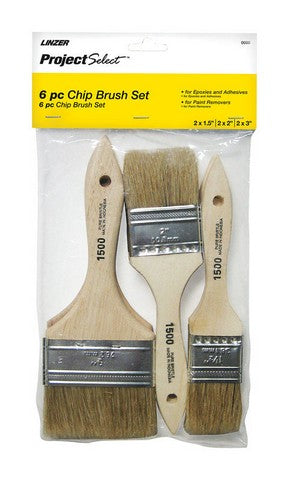 6 PC CHIP BRUSH SET