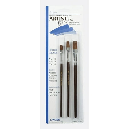 3 PC OX HAIR ART BRUSHES