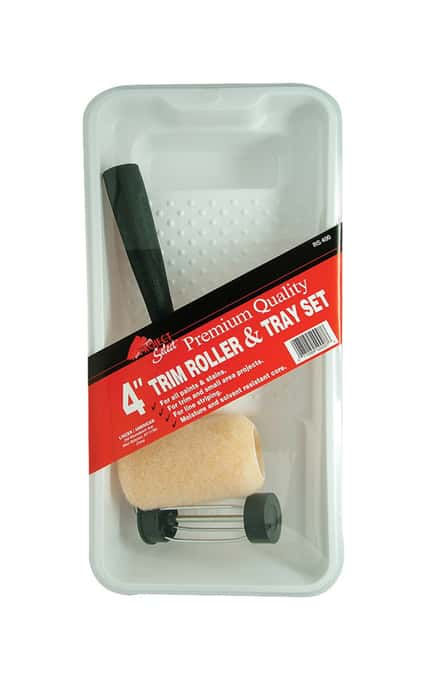 4" TRIM ROLLER & TRAY SET 3PC