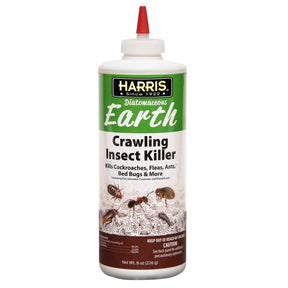 <F> 8 OZ. HARRIS DIATOMACEOUS EARTH CRAWLING INSECT KILLER