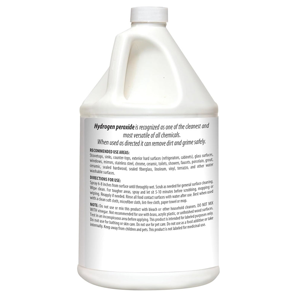 3% HYDROGEN PEROXIDE  READY   TO USE  128 OZ.  UNSCENTED