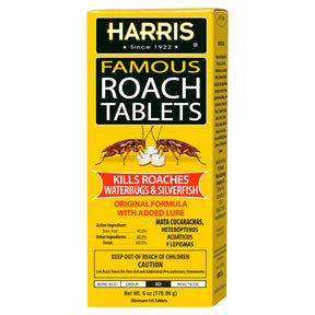 <F> 6 OZ. HARRIS FAMOUS ROACH TABLETS (145 TABLETS)