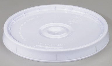 5GAL WHITE TEAR STRIP GAS.LID 3.5 & 5 GAL GASKETED LID