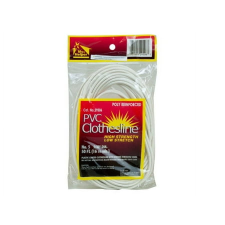 <R> 50' WHT PVC CLOTHESLINE