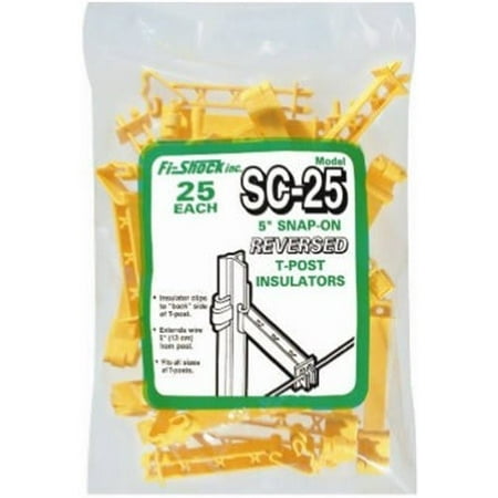 <S> <C> 5" T-POST INSULATOR (2FI-SHOCK