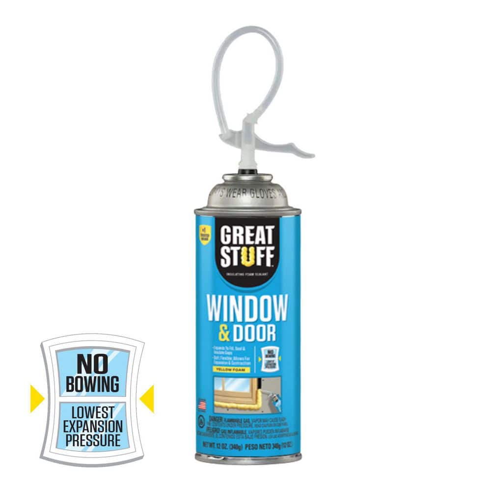 12 OZ. WINDOW & DOOR          INSULATING FOAM SEALANT YELLOW