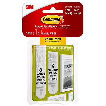 COMMAND MED&LRG PICTURE HANGER