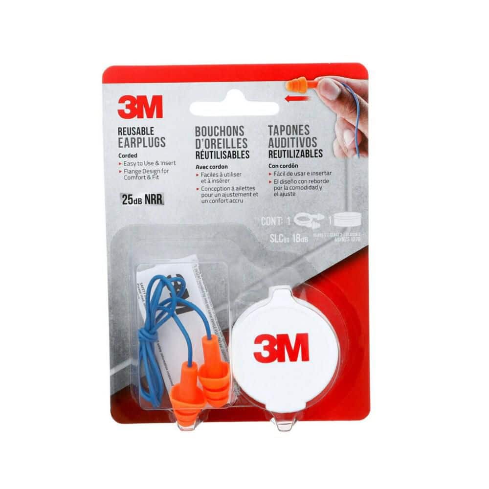 CORDED EAR PLUG PAIR W CASE