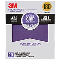 20PK 180GRIT 9X11 SANDPAPER