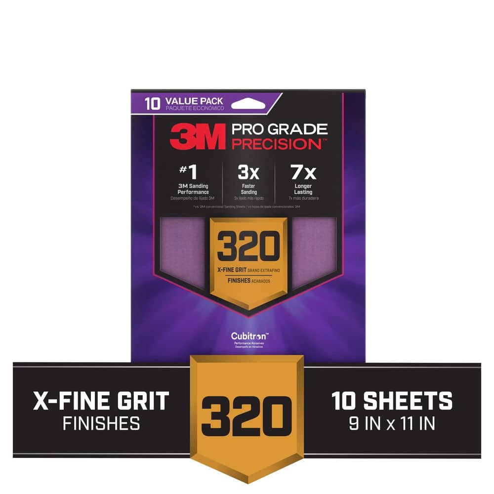 10PK 320GRT PROGRADE SANDPAPER