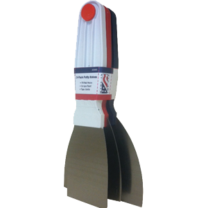 3PK PUTTY KNIVES 11/4"        3" AND 4"