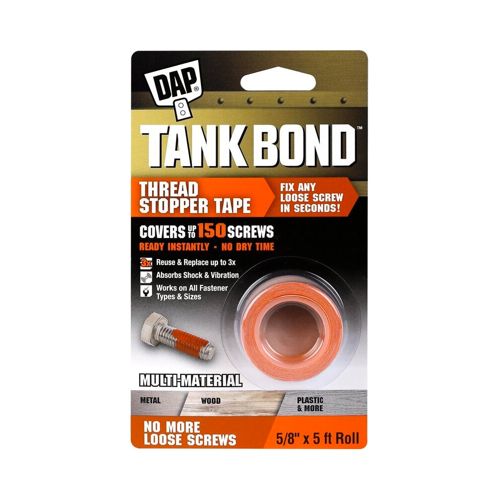 5/8" X 5 FT ORANGE TANK BOND THREAD STOPPER TAPE