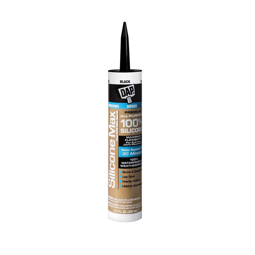 10.1 FL OZ BLACK WINDOW & DOOR SILICONE MAX ALL PURPOSE