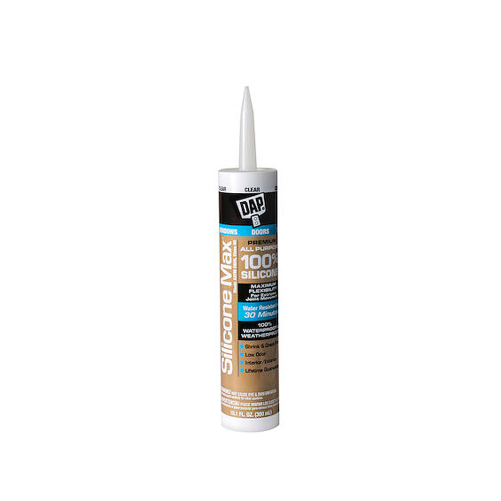 10.1 FL OZ CLEAR WINDOW & DOOR SILICONE MAX ALL PURPOSE