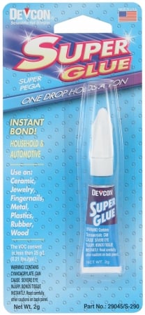 <S> DEVCON SUPER GLUE