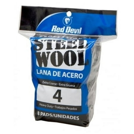 8PK #4 STEEL WOOL