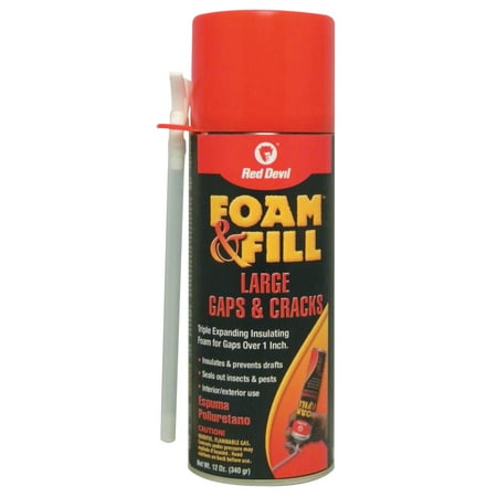 12 OZ. FOAM & FILL LARGE GAPS CRACKS POLYURETHANE SEALANT