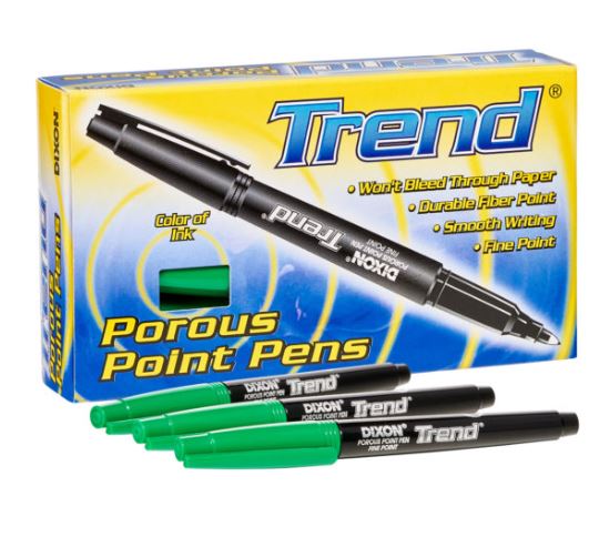 REDISHARP FINE POINT BLACK    12PK
