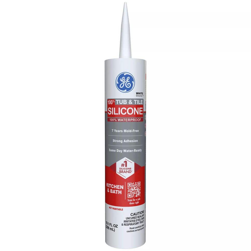 10.1 OZ. TUB & TILE SILICONE  1 SEALANT  KITCHEN/BATH  WHITE