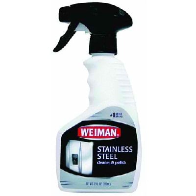 WEIMAN STAINLESS STEEL CLEANER & POLISH SPRAY  12 OZ.