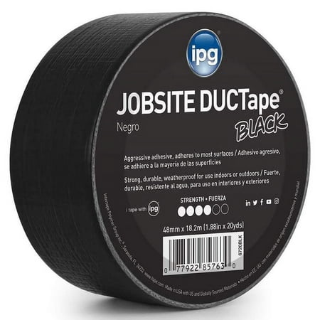 2x20yd BLACK DUCT TAPE