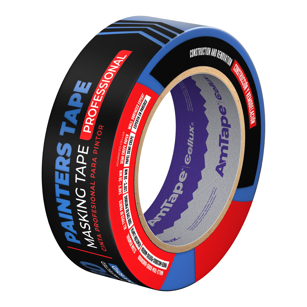 1.41-inch by 60-yard blue painter's masking tape featuring 60-day UV protection