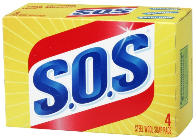 4 PK SOS PADS                 3.5# PER CASE OF 24