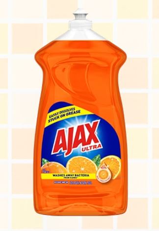 14oz AJAX DISH ORANGE         #22.22 PER CASE