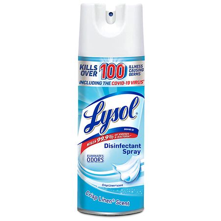 12oz LYSOL CRISP LINEN        CS# 12.88  AEROSOL