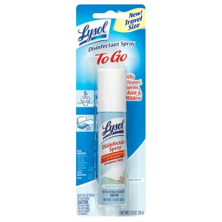 <C> 1oz LYSOL DISINFECTANT SPRCRISP LINEN MINI