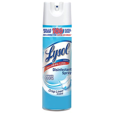 19 OZ. LYSOL CRISP LINEN      DISINFECTANT SPRAY