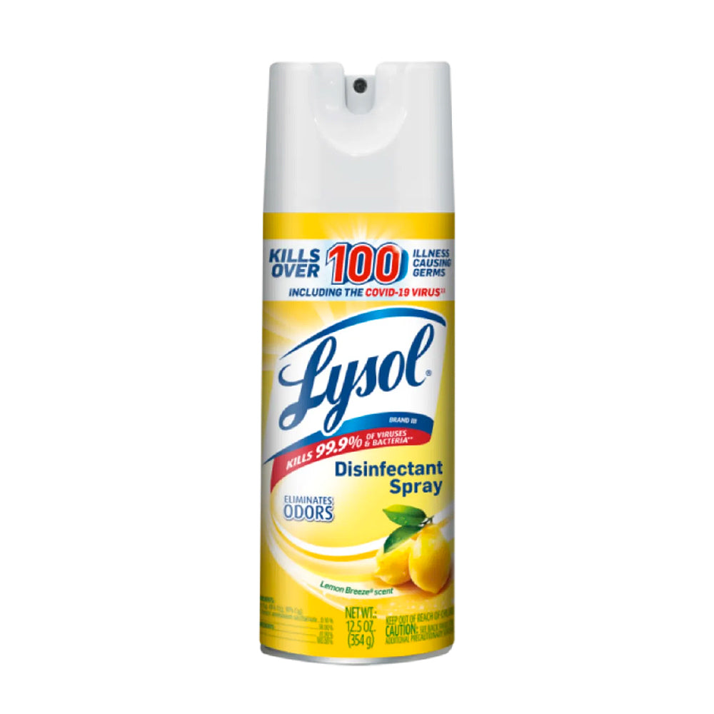 <F> LYSOL DISINFECTANT SPRAY -LEMON BREEZE  12.5 OZ. AEROSOL