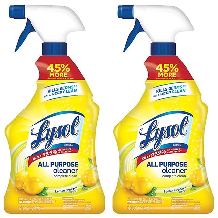 2PK LYSOL A/P CLEANER LEMON