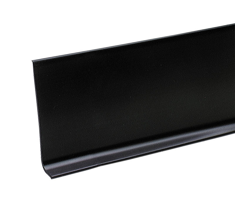 4X4'BLK VINYL WALL BASE STRIPSDRY BACK VINYL WALL BASE BLACK
