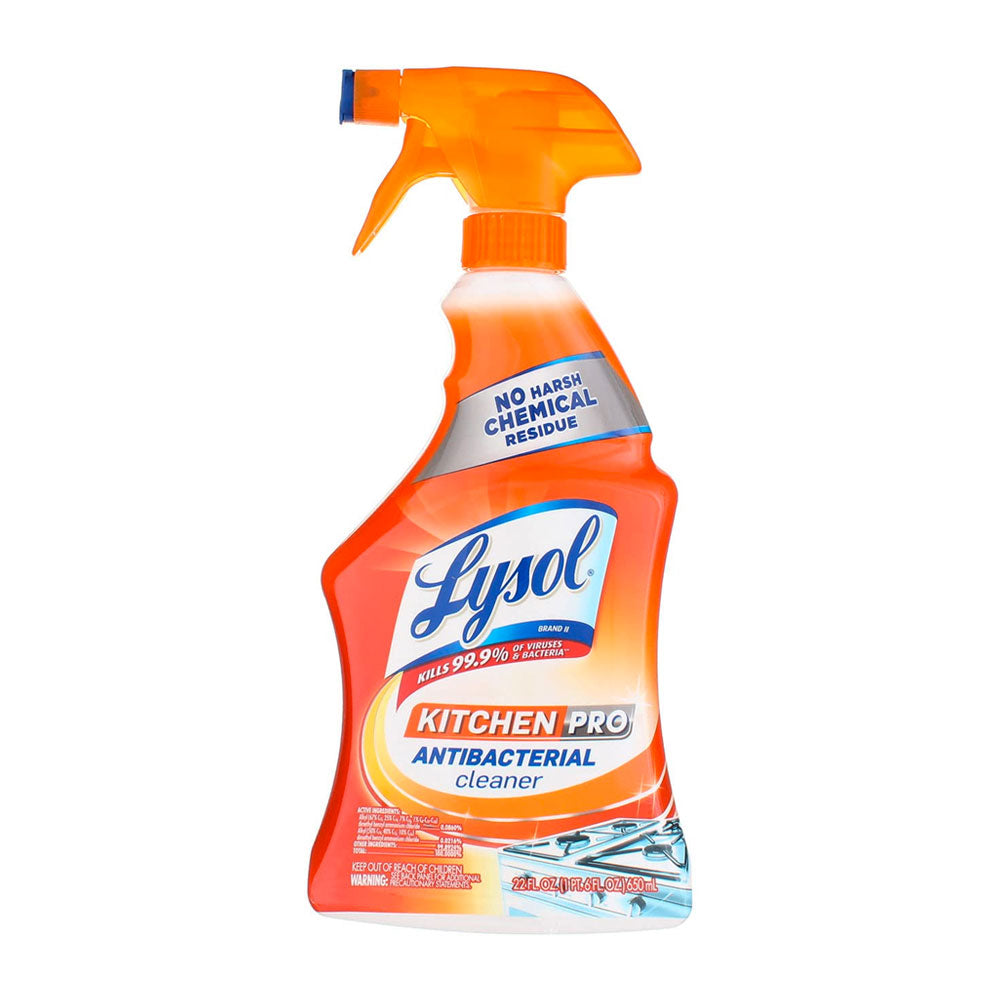 22 OZ. LYSOL ANTIBACTERIAL    KITCHEN PRO CLEANER