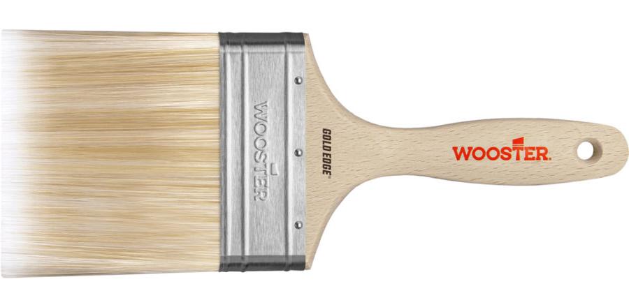 4"GOLD POLYSTER BRUSH.