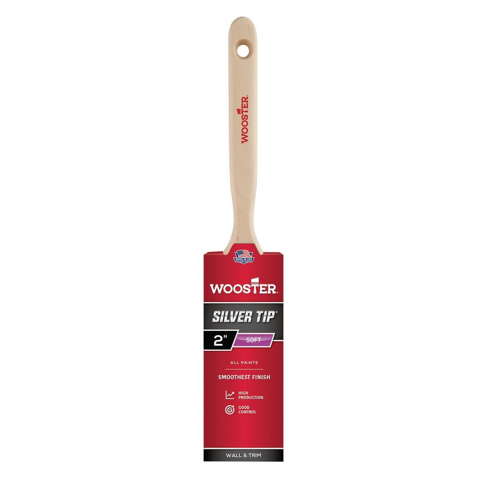 2" SILVERTIP FLAT SASH BRUSH  POLY