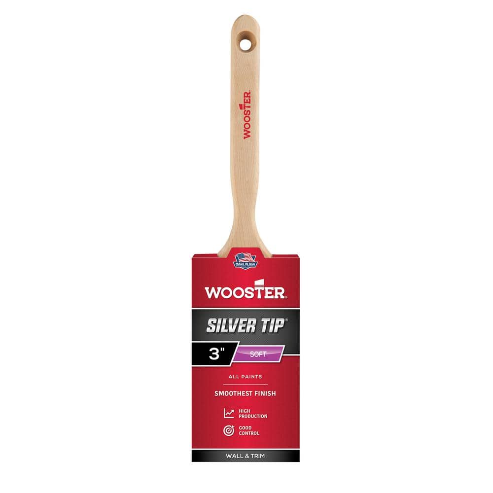 3" SILVERTIP FLAT SASH BRUSH  POLY