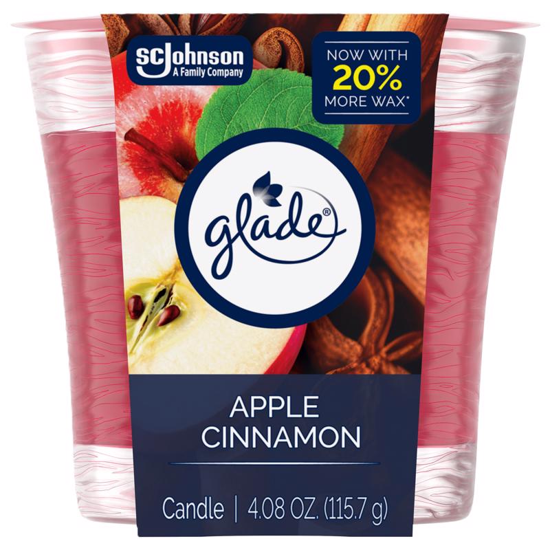 4.08oz APPLE CINNAMON CANDLE  5.16#