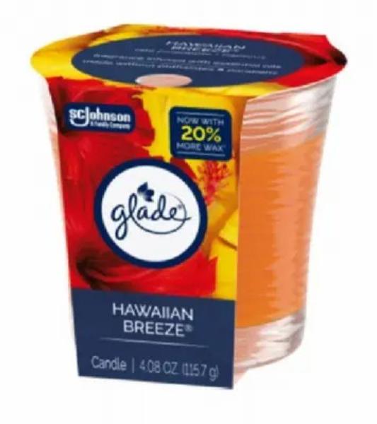 4.08oz HAWIIAN BREEZE CANDLE  5.16# PER 6