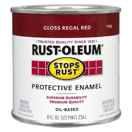 1/2 PINT REGAL RED.