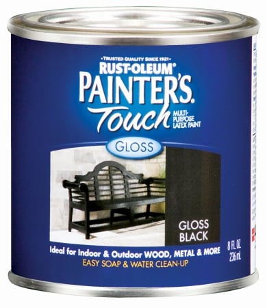 1/2 PINT BLACK GLOSS