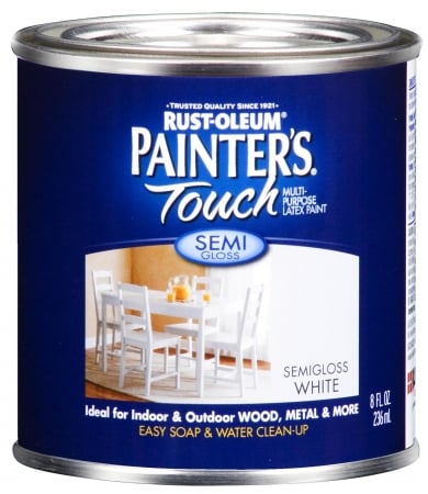 1/2 PINT WHITE SEMI GLOSS