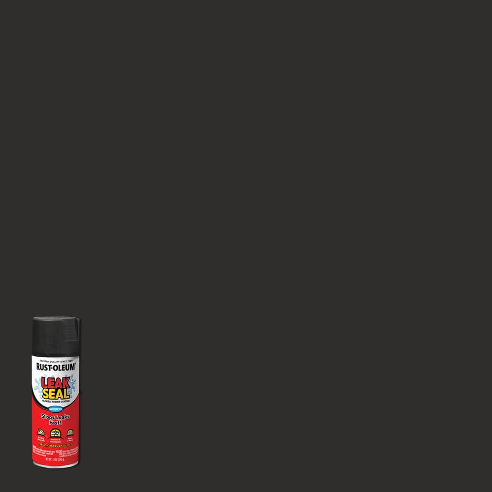12 OZ. LEAKSEAL SPRAY, BLACK