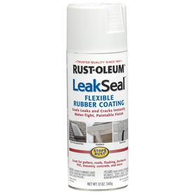 12 OZ. LEAKSEAL SPRAY, WHITE