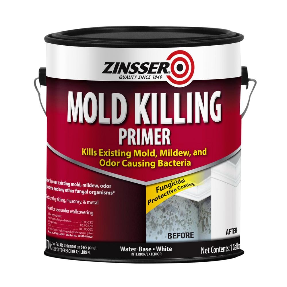 1 GALLON WATER BASE WHITE     ZINSSER MOLD KILLING PRIMER