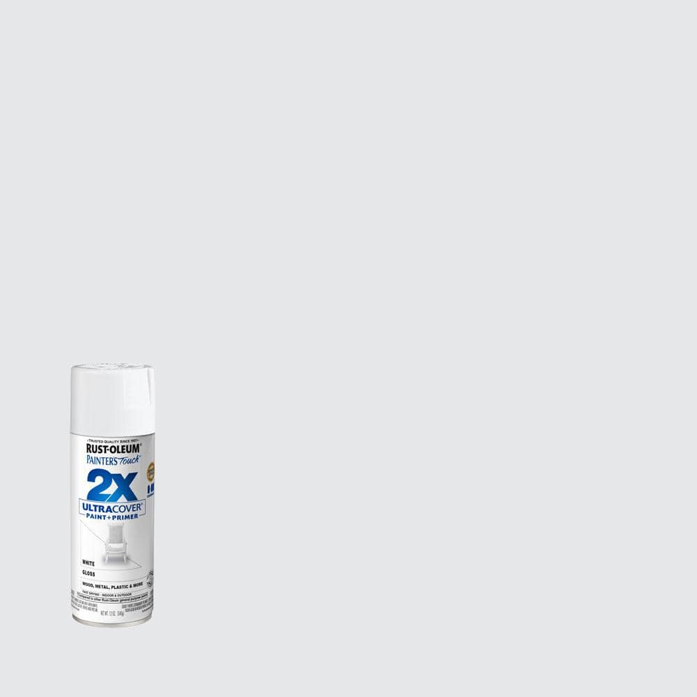 12oz WHITE GLOSS 2X ULTRA COVEPAINTERS TOUCH