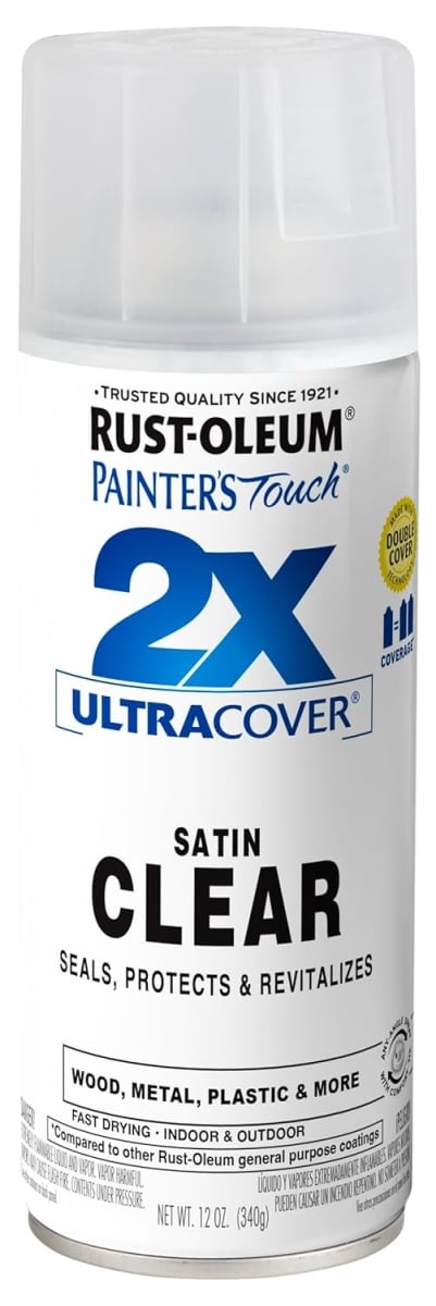 12oz SATIN CLEAR AEROSOL