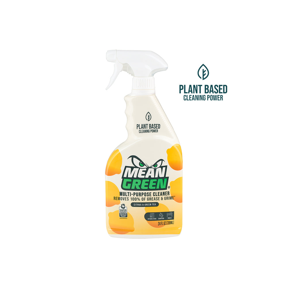 Mean Green multi-purpose cleaner bottle on a white background
